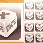 Skate dice custom digital stickers