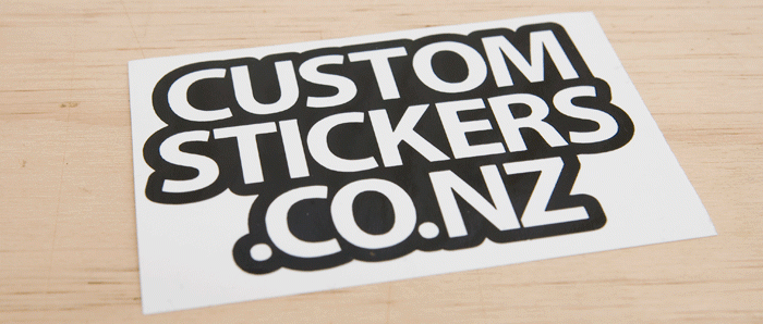vinyl die cut sticker from customstickers.co.nz